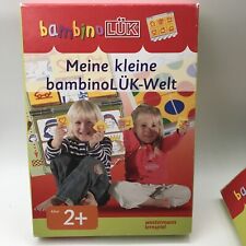 komplettes Set : Meine kleine bambino LÜK-Welt Kontrollkasten + 2 Hefte+ BOX