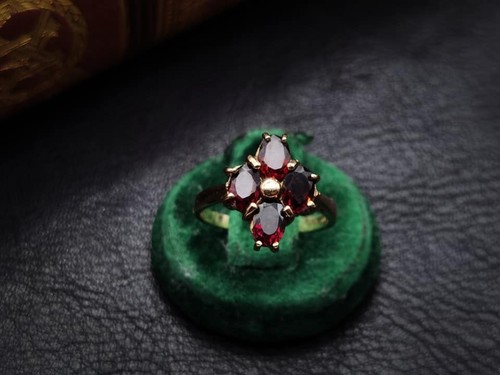 Eleganter goldring mit - eleganter, 9k