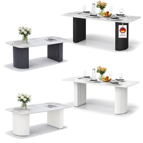 Couchtisch esstisch set - couchtisch, &