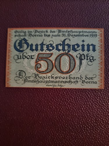 Pfennig notgeld gutschein - pfennig,