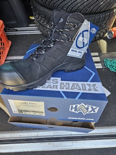Haix black eagle safety mid - black, 53