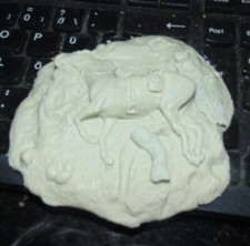   resin  rohling ca 1-32 54mm totes pferd western dio nr3