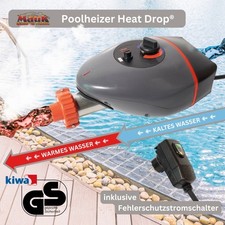 Mauk® Pool Heizer Heat Drop® elektrische Poolheizung bis 40 °C|3000 Watt(B-Ware