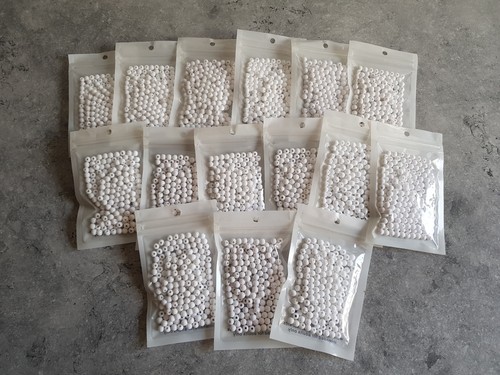 3000 acrylperlen weiß - mm,
