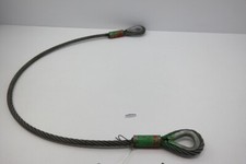 Drahtseil 14mm 1,4m Anschlagseil Forst Kran Bagger DIN Kausche 22M004