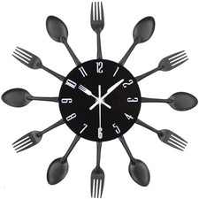 Küchenuhr edelstahl wanduhr - edelstahl,