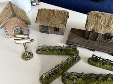 Warhammer Fantasy Gelände Bemaltes Dorf