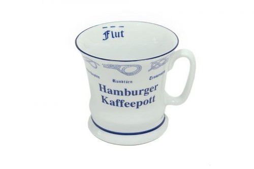 Hamburger kaffeepott aus - hamburger,