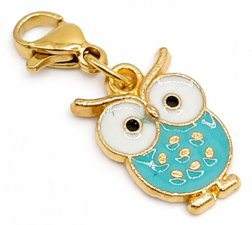 Eule charm clip anhänger - eule,