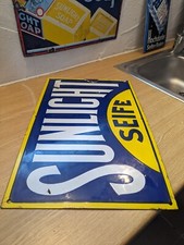 Original Sunlicht Seife Emailschild Emailleschild