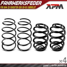 4x Federn Fahrwerksfeder Vorne