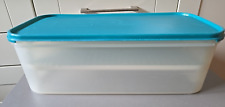 Tupperware großer Superstar mit Hebe Gittereinsatz 6 Liter türkis petrol weiß