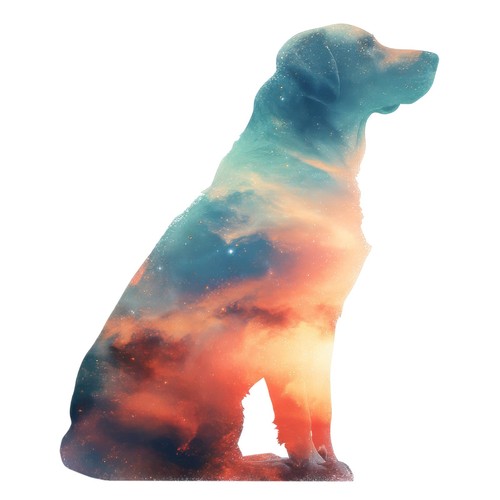 Sticker hund aurora - sticker,