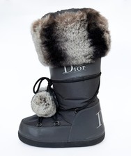 Damen DIOR Moon Boots Grau