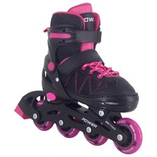 Inline-Skates pink & schwarz