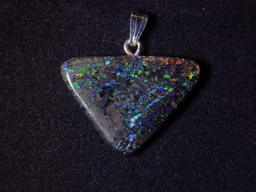Boulder opal anhänger - boulder,