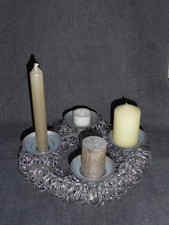 Partylite Adventskranz silber