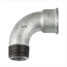 Temperguss Bogen Winkel kurz 1