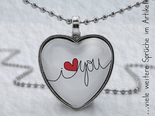 Herz Spruchkette by Perletta 30 Texte über die Liebe und Liebeserklärungen - I