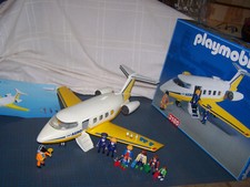 Playmobil Flugzeug, Ferienflieger "Aero Line" 3185 OVP + mehr Figuren