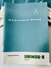 MERCEDES BENZ UNIMOG Handbuch Betriebsanleitung Typ 404  85 Seiten, gebraucht