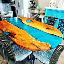 Ovale Form Harz Ess Table Top