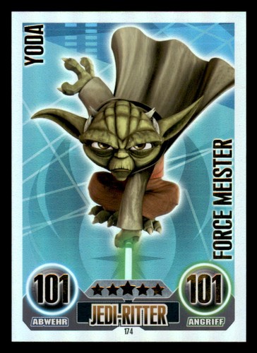 Yoda force attax star wars - force,