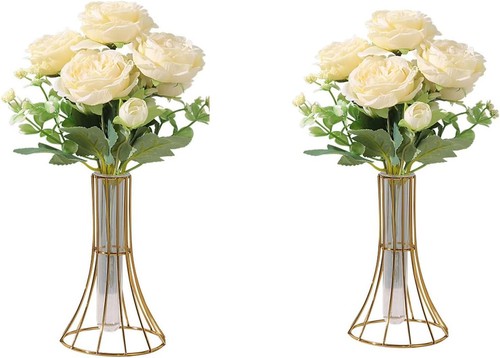 Blumenvase stück gold - blumenvase, 2