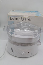 FiF Dampfgarer mit Reisschüssel 900W weiß in OVP