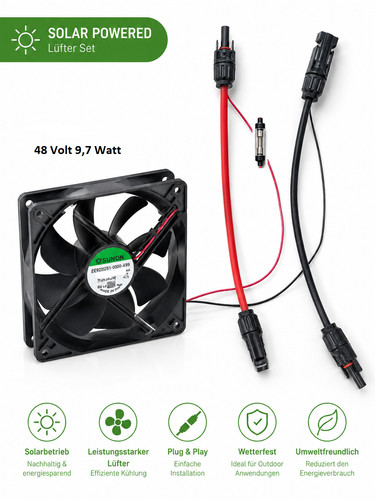 Solar lüfter set 48v - set, /