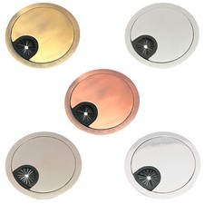 Kabeldurchlass Kabeldose Kabeldurchführung Kabel Auslass 68 90 mm Metall Tisch