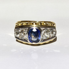 Ring natürlicher Saphir