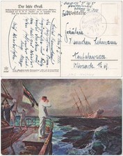 AK Der letzte Gruß Feldpost