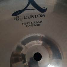 ZILDJIAN A CUSTOM 15" FAST CRASH CYMBAL BRONZE CUSTOM BECKEN
