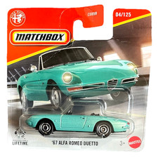 Matchbox alfa romeo duetto - matchbox,