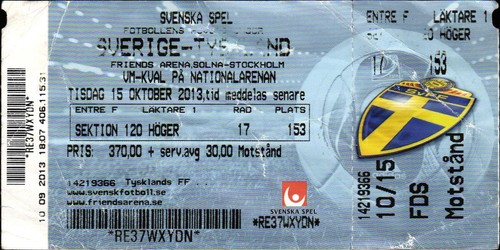 Ticket eintrittskarte wm qu - ticket, /