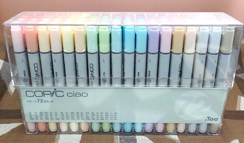 Copic ciao color marker - 72, set