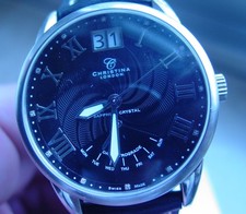 Herrenuhr Christina London Diamanten Edelstahl