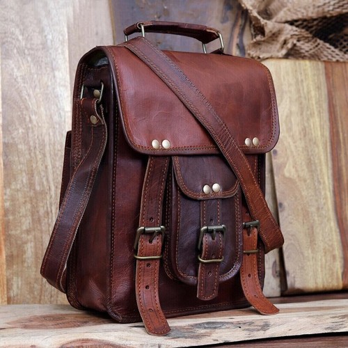 Echt vintage leder - echt, messenger