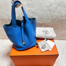 Hermes Picotin 22 MM Blau Blau