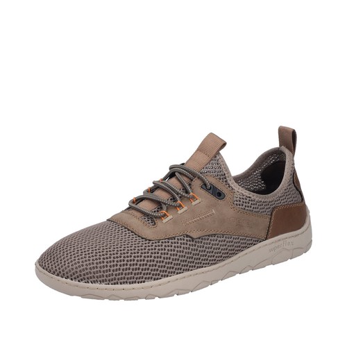 Rieker slipper beige textil - rieker,