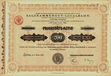 Localbahn Salzkammergut 1890