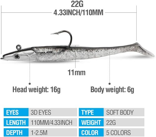 10g jigköpfe shad - jigköpfe,