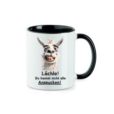 Tasse  Lama Lächle Du Kannst
