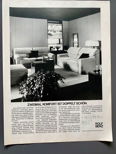 Rolf benz möbel sofa - rolf, retro