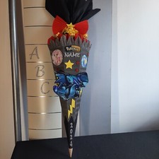 Schultüte Zuckertüte POKEMON Motiv GLURAK Unikat Handarbeit mit Name 2025 (P8)