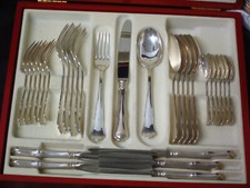 ROBBE & BERKING R&B ALT CHIPPENDALE 30TL MENÜBESTECK 925 STERLING SILBER