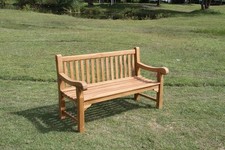 Elefantenbank - Teak massiv Gartenbank - Teakbank 150cm
