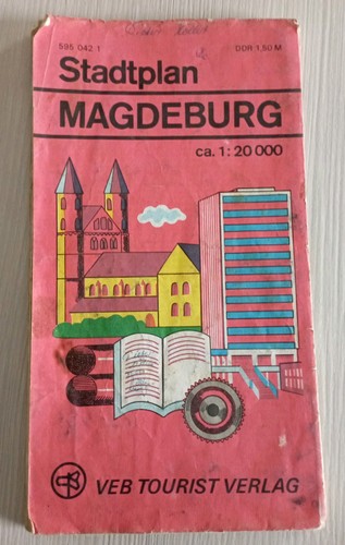 Stadtplan magdeburg ddr - stadtplan,