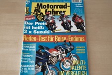 1) Motorradfahrer 10/2001 - Cagiva Navigator mit 99P - Voxan Scrambler mit 81PS